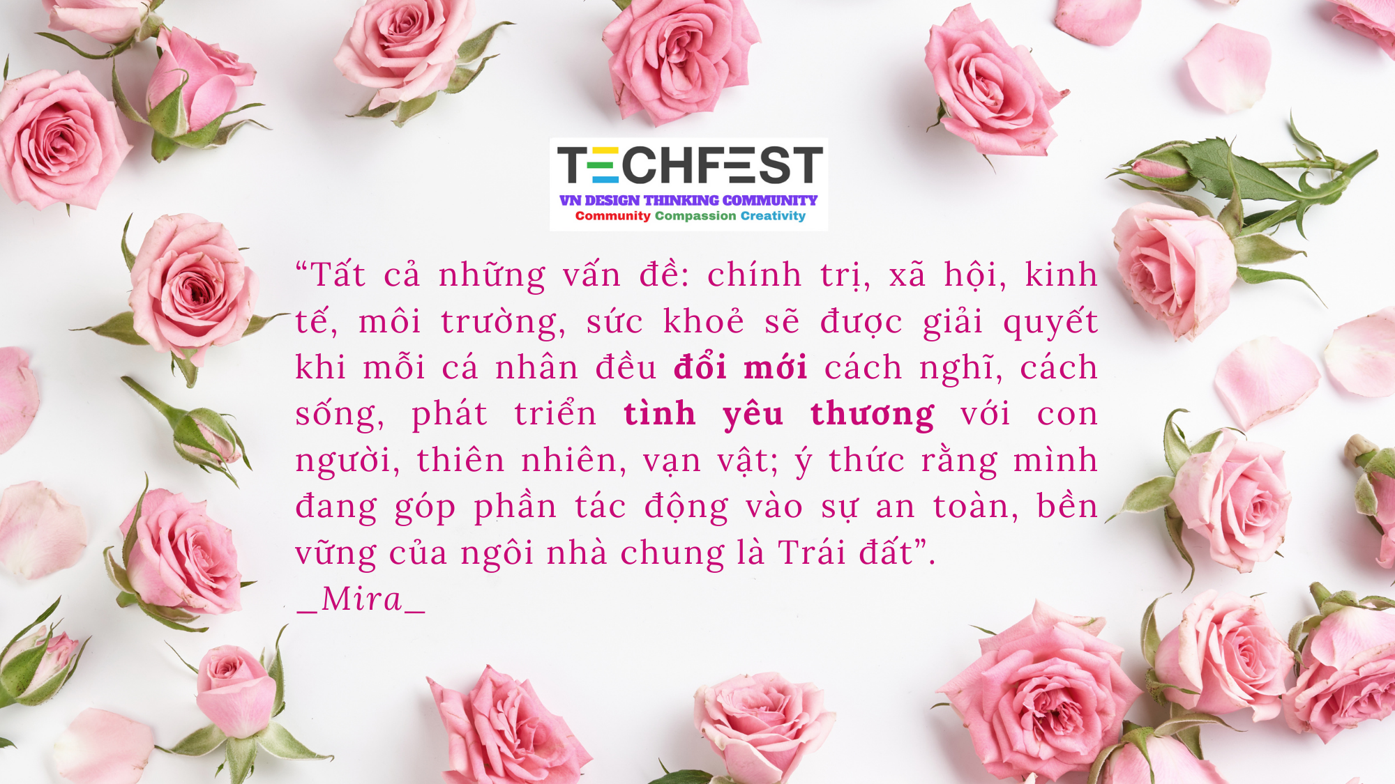 Tình yêu thương – Giải pháp cốt lõi cho mọi vấn đề